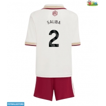 Arsenal William Saliba #2 Tredjedraktsett Barn 2025-26 Kortermet (+ Korte bukser)
